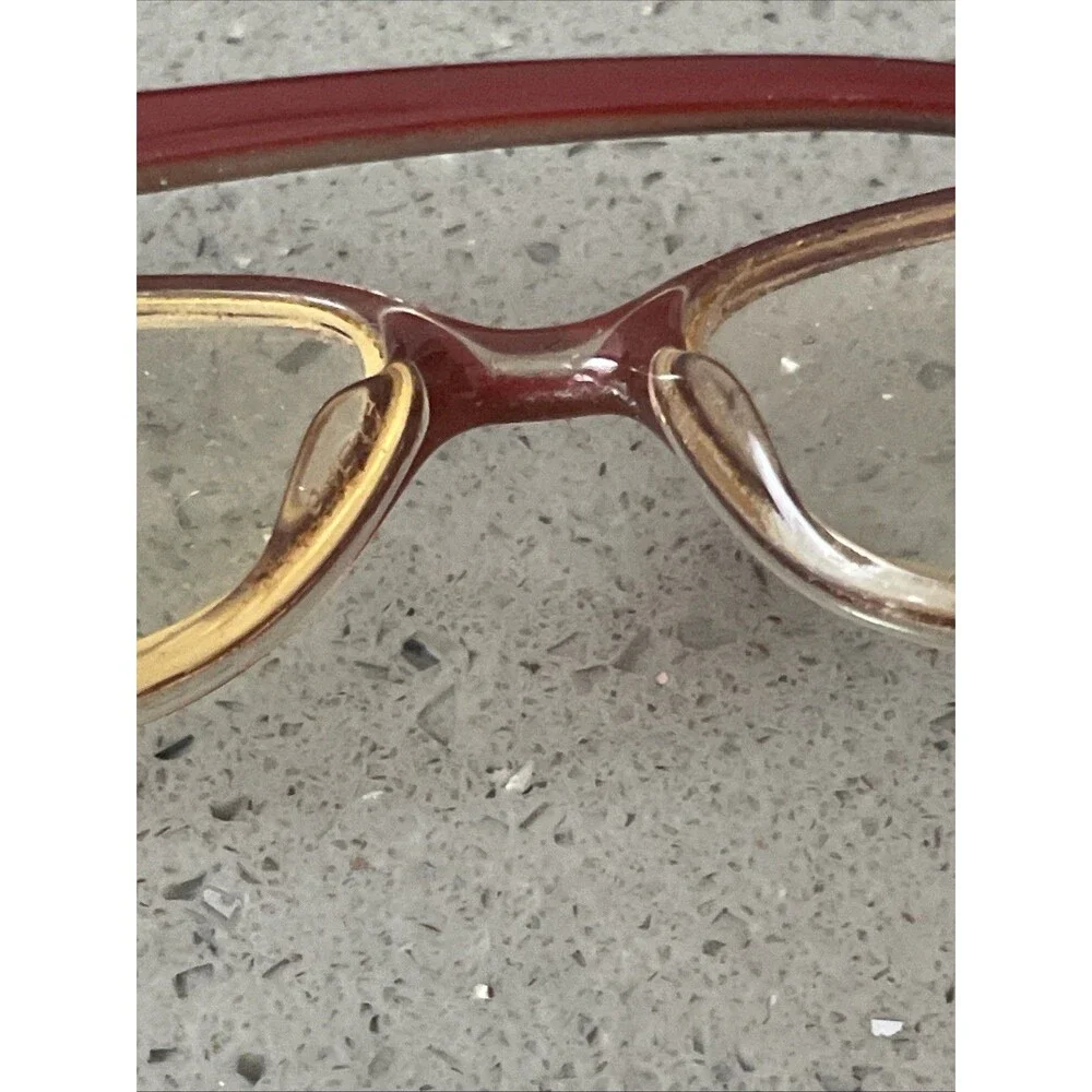 Nygard Eyeglasses Eye Glasses Frames ONLY Red Cen full rim 54-14-141